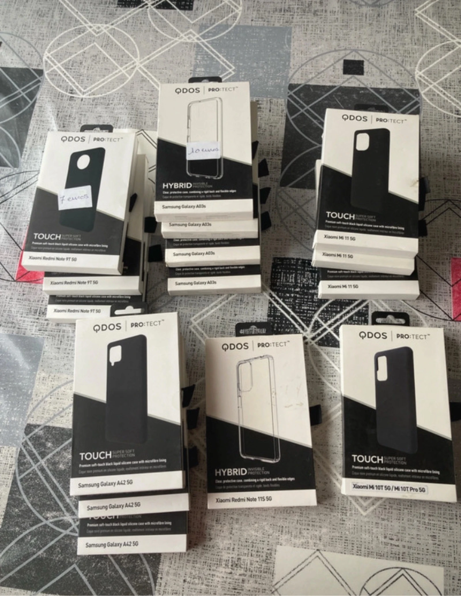 Lot coques téléphone